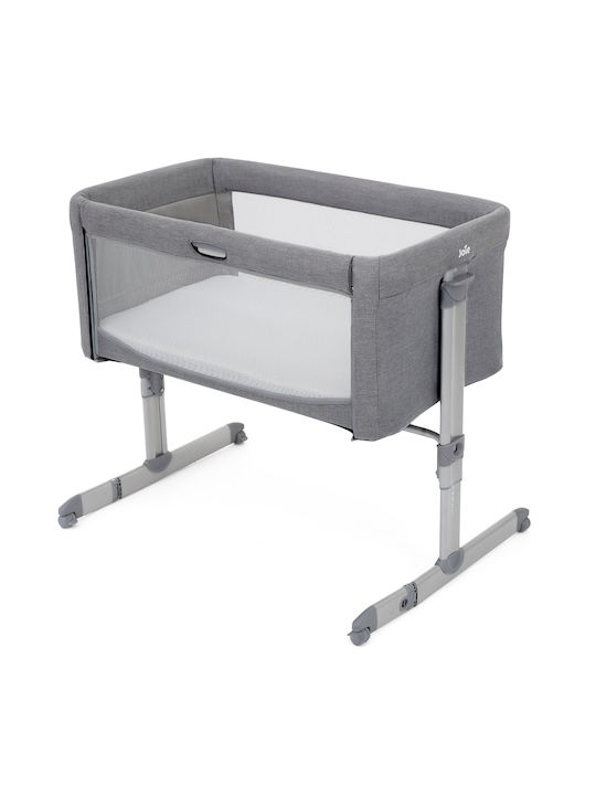 Joie Cradle Roomie with Mattress, Side Opening, and Wheels Grey P1814BAGFL000