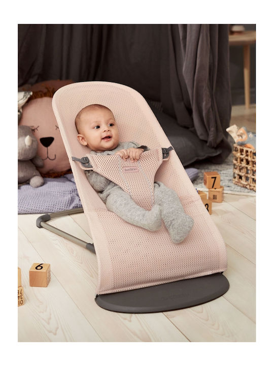 BabyBjorn Manual Baby Relax Bliss Pearly Pink Mesh for Child up to 13kg
