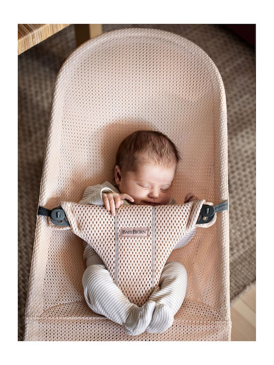 BabyBjorn Manual Baby Relax Bliss Pearly Pink Mesh for Child up to 13kg