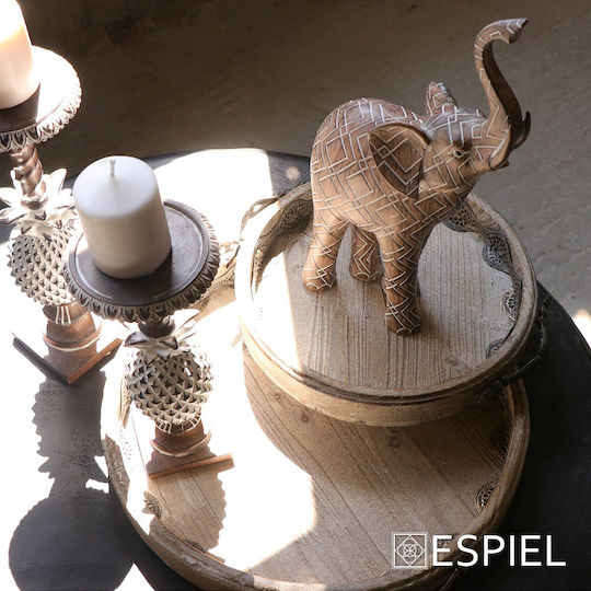 Espiel Decorative Elephant made of Plastic Elephant 15x7.3x30.5cm 1pcs