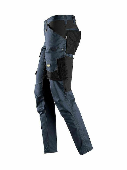 Snickers Workwear AllroundWork Stretch Without Knee Pockets Παντελόνι Εργασίας Navy Μπλε Snickers Workwear AllroundWork Stretch Without Knee Pockets Παντελόνι Εργασίας Navy Μπλε