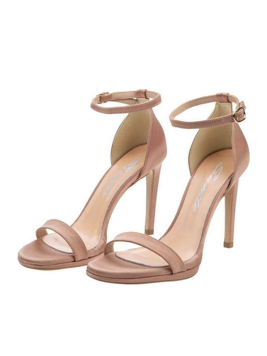 Fabric Sandals Nude