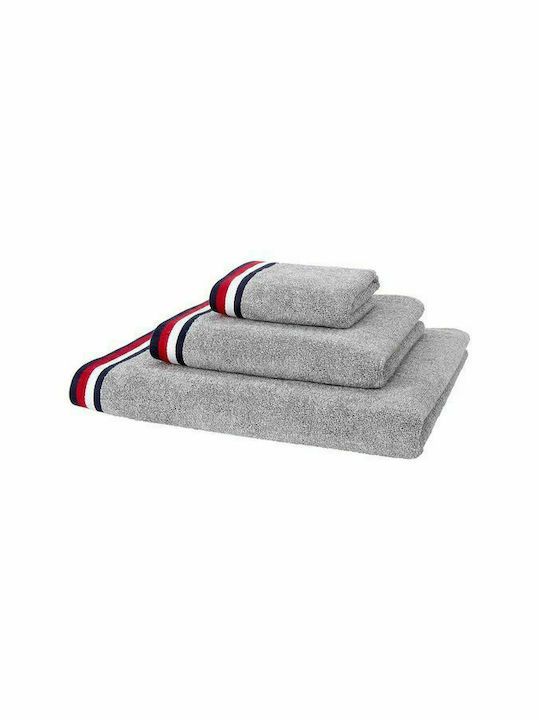 Tommy Hilfiger Bath Towel Teddy 9577464 70x140cm. Grey Weight 500gr/m²