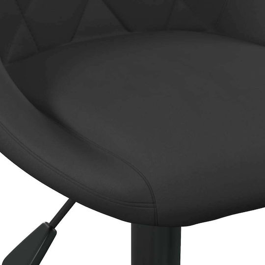 vidaXL Scaun de birou negru