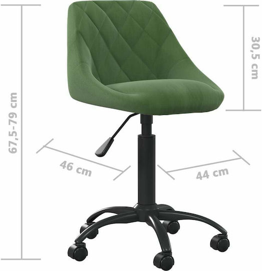 vidaXL Scaun De Birou Verde Închis