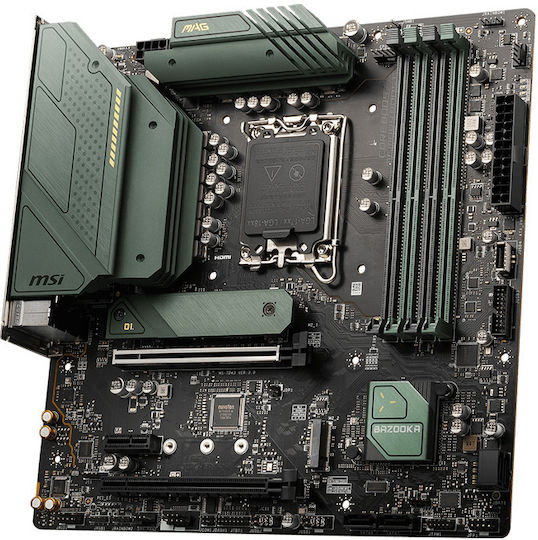 MSI MAG B660M Bazooka DDR4 Motherboard Micro ATX με Intel 1700 Socket
