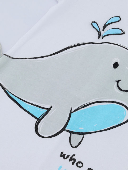 Original Marines Baby Bodysuit Short-Sleeved Whale