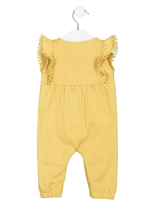 Losan Baby Bodysuit Set Sleeveless Yellow