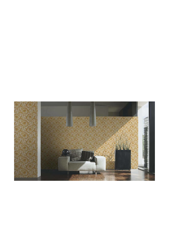 Wallpaper Versace Fabric Gold L1000xW53cm Washable