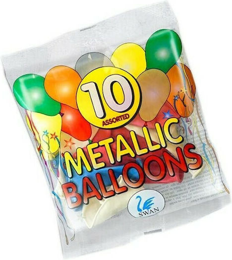 Σετ 10 Μπαλόνια Latex Πολύχρωμα