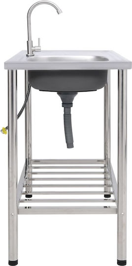 vidaXL Faucet Open Single 151214 50xW100cm