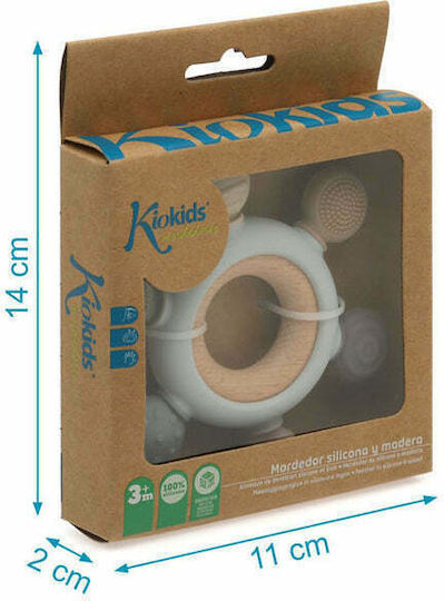 Kiokids Ecofriendly Beißringe & Zahnen Linderung Rassel aus Silikon für 3 m+