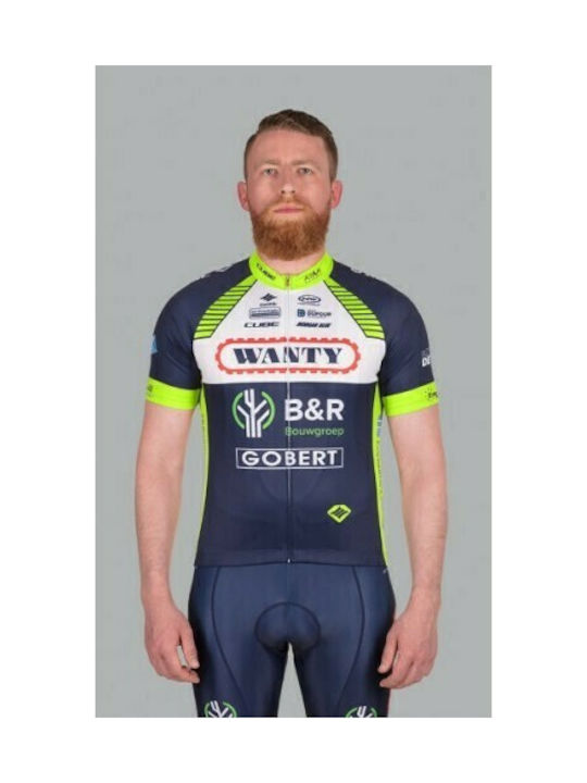CUBE Team Wanty Cycling Jersey Short Sleeves Men's Multicolour