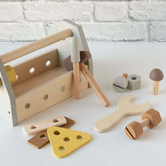 Kiokids Wooden Tool Kit for 3+ Years 13 cm