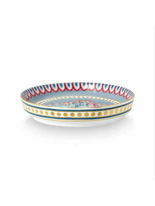 PiP Studio Flower Festival Porcelain Desert Plate Blue 9cm