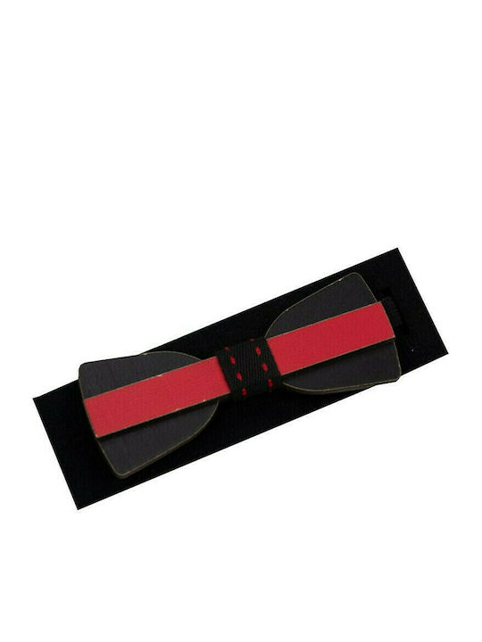 Papillon Kids Kids Wooden Bow Tie Red