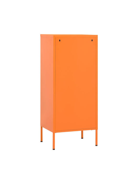 Office Storage Metal Drawer Orange L42.5xW35xH101.5cm