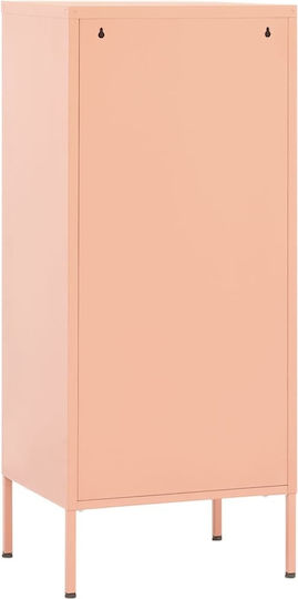 Metallische Büroaufbewahrungsschublade Rosa 42,5x35x101,5cm