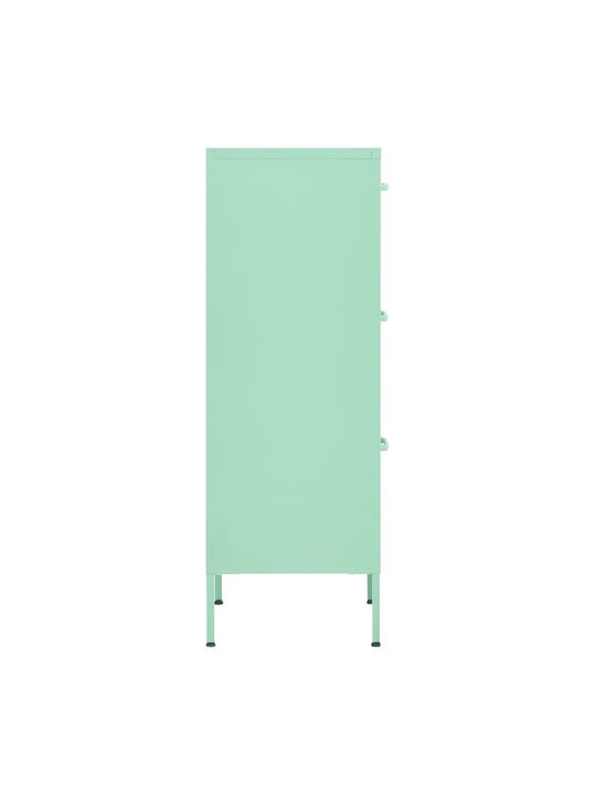 Office Storage Metal Drawer Mέντα L42.5xW35xH101.5cm