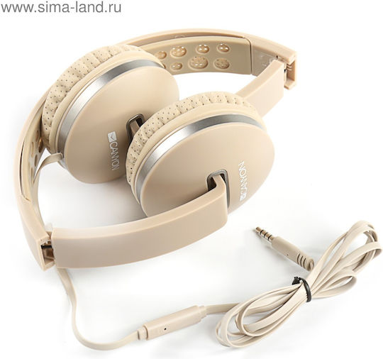 Canyon CHP4BE Wired On Ear Headphones Silver