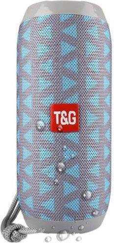 T&G TG-117 Ηχείο Bluetooth 5W με Ραδιόφωνο και Διάρκεια Μπαταρίας έως 4 ώρες Light Blue