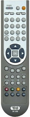 Tele Universal Remote Control IR-100 for CD-DVD Players , Τηλεοράσεις and Ψηφιακούς Δέκτες