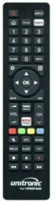 Compatible Remote Control Unitronic 1719 for Τηλεοράσεις Philips