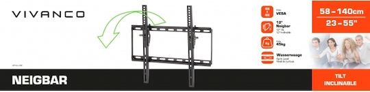 Vivanco WTP 410 37597 Стойка за телевизор Стенен до 55" и 45кг