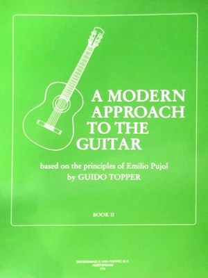 Broekmans & Van Popel Guido Topper - A modern Approach To The Guitar (Book II) Learning Method for Guitar