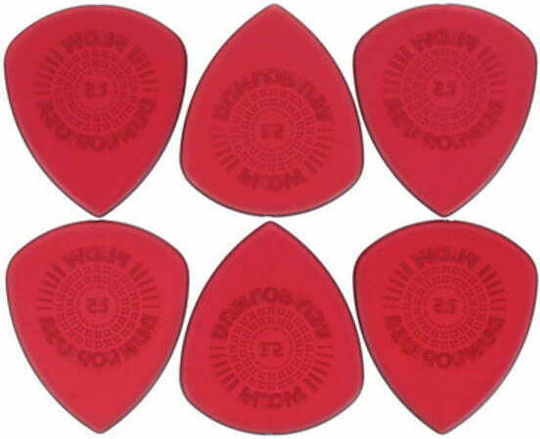 Dunlop Guitar Picks Flow Standard Pick Thickness 1.5mm Set 6pcs