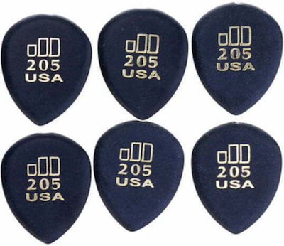 Dunlop Guitar Picks Jazztone Point Tip Pick Thickness 2mm Set 6pcs