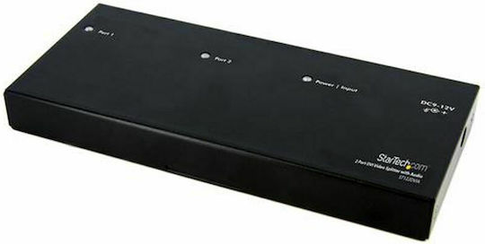 StarTech 2 Port DVI Video Splitter with Audio ST122DVIA