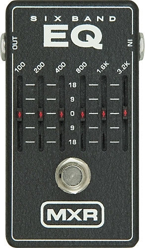 MXR M109 Πετάλι Equalizer Ηλεκτρικής Κιθάρας και Ηλεκτρικού Μπάσου