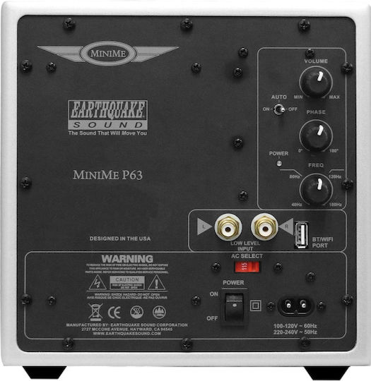 Earthquake MiniME P63 Самоусилващ Субуфер с Говорител 6.5" 500W Бял