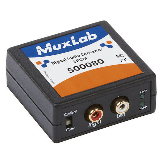 Muxlab Digital Audio Converter LPCM 500080 DAC Black