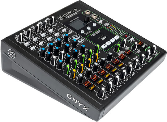 Mackie Onyx8 Αναλογική Κονσόλα 8 Καναλιών / 4 Εισόδους XLR & Bluetooth
