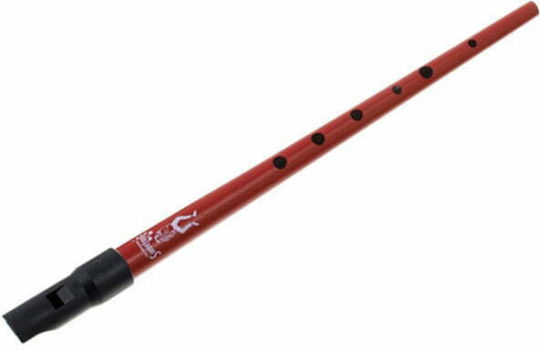 Clarke Tinwhistle Irish Metallic Recorder Sweetone Baroque C Red