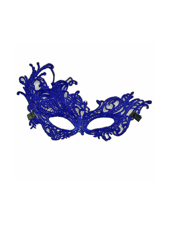 Carnival Mask Eyemask 231038 Lace 12 pieces (Μiscellaneous colours)