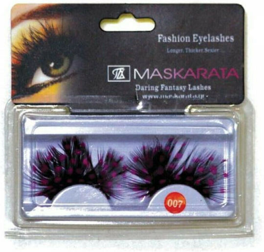 Carnival Eyelashes Fuchsia 2pcs