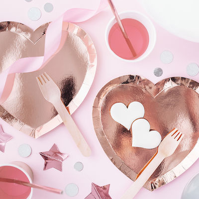 Heart Plate Rose Gold