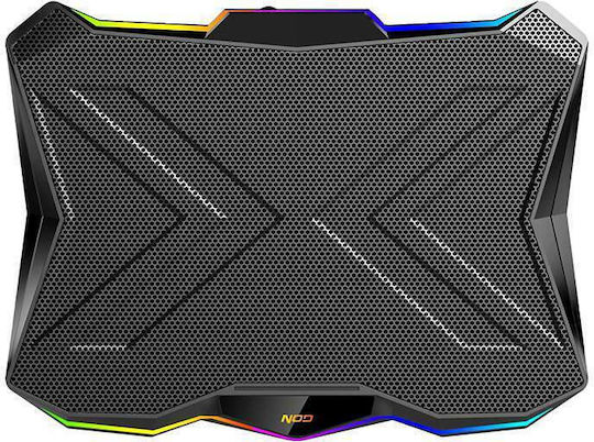 NOD Vortex RGB Cooling Pad για Laptop έως 17.3" με 1 Ανεμιστήρα