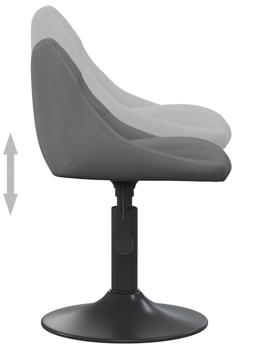 Rotating Chair Visitor Dark grey 46x44x62.5cm 1pcs