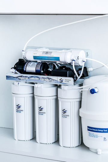 Proteas Filter System der Umkehrosmose 5 Etappen