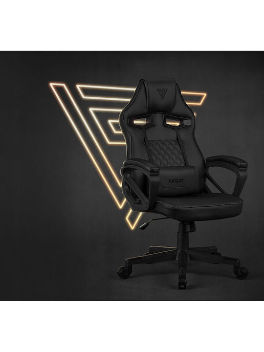 SENSE7 Knight Artificial Leather Gaming Chair Black