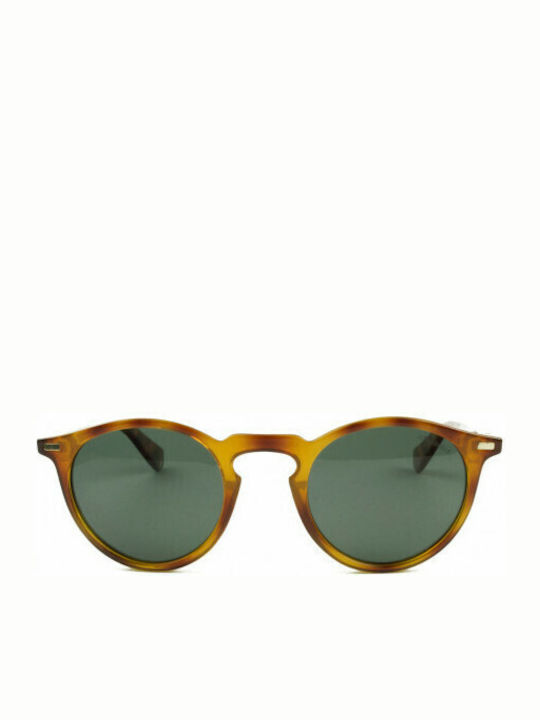 Polaroid Men's Sunglasses with Brown Tartaruga Plastic Frame and Green Polarized Lens PLD2086/S 086UC