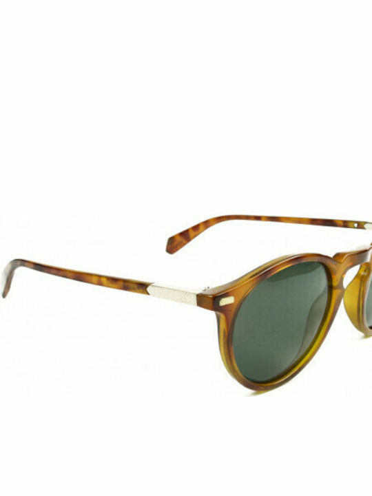 Polaroid Men's Sunglasses with Brown Tartaruga Plastic Frame and Green Polarized Lens PLD2086/S 086UC