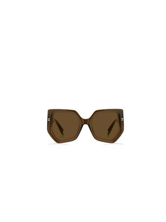 Marc Jacobs Women's Sunglasses with Brown Plastic Frame and Brown Lens MJ 1046/S 09Q/70