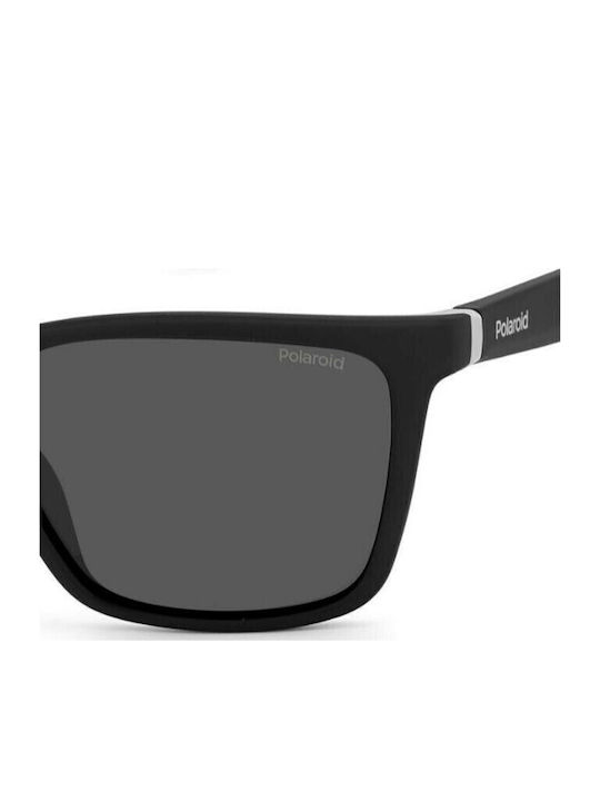 Polaroid Men's Sunglasses With Black Frame And Grey Polarized Lens PLD2126/S 08A/M9