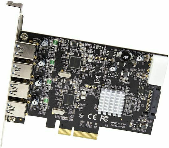 StarTech PCIe Controller with 4 USB 3.1 / USB 3.2 Ports