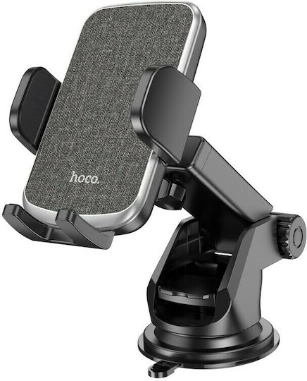 Hoco CA95 Βάση Κινητού Αυτοκινήτου 4.5" - 6.7" με Ρυθμιζόμενα Άγκιστρα Μαύρη